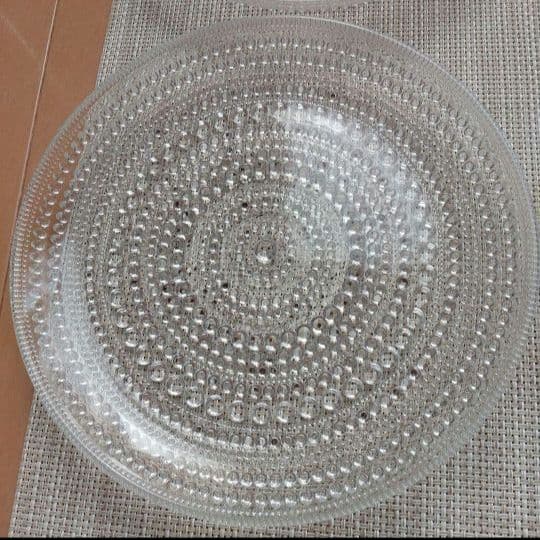 カステヘルミ ヴィンテージ ヌータヤルヴィ 17cm プレート ガラス皿 5枚