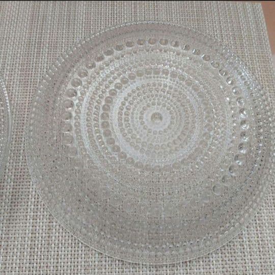 カステヘルミ ヴィンテージ ヌータヤルヴィ 17cm プレート ガラス皿 5枚