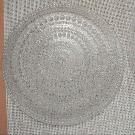 カステヘルミ ヴィンテージ ヌータヤルヴィ 17cm プレート ガラス皿 5枚