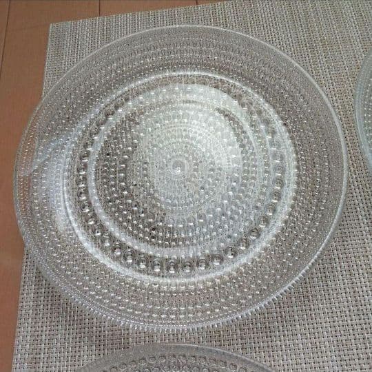 カステヘルミ ヴィンテージ ヌータヤルヴィ 17cm プレート ガラス皿 5枚