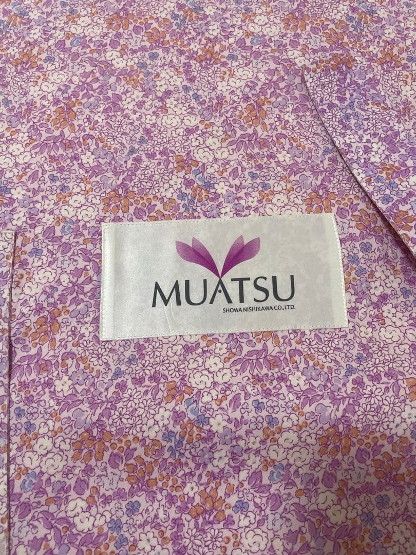 MUATSU ムアツ　花柄 敷き布団　シングル