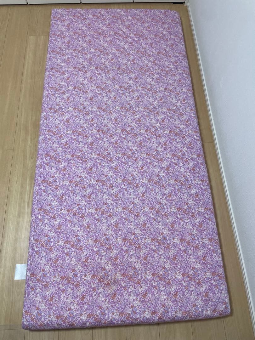 MUATSU ムアツ　花柄 敷き布団　シングル