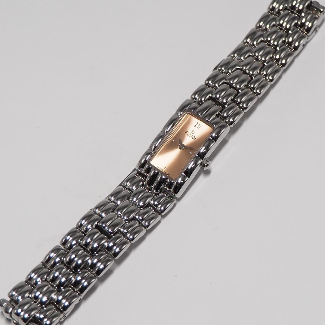 美品 フェンディ FENDI オロロジ 660L スクエア 腕時計 H192