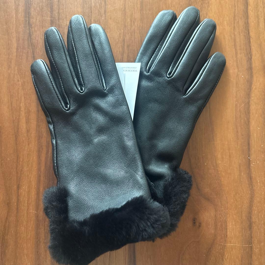 新品　UGG シープスキン ベンチグローブ M ブラック