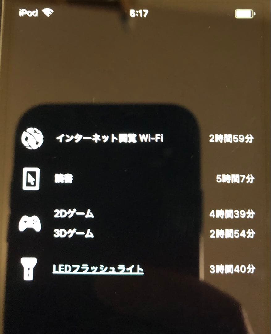 ipod touch 6世代 128GB スペースグレー 美品