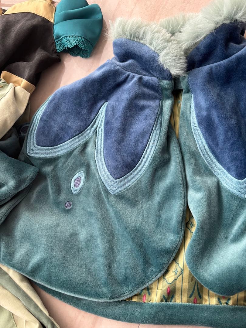 バースデイ　cottoli アナ　リトシー　ドレス　ケープ　ディズニー　100