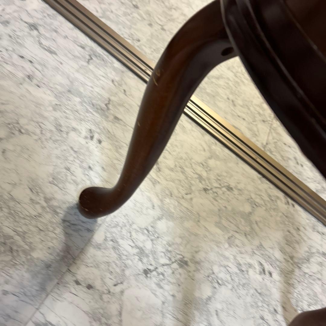 アンティーク　ジュエリーチェスト 4段 猫足　3本足　天然木