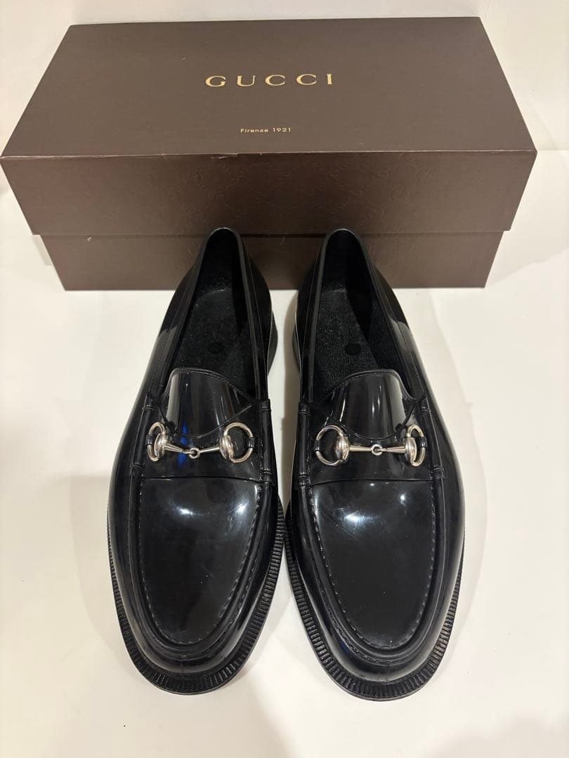 ラブリー　GUCCI グッチ ホースビット ローファー 27cm