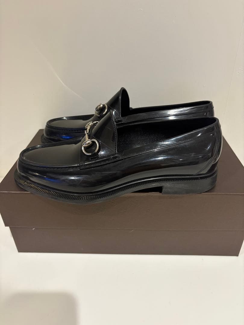 ラブリー　GUCCI グッチ ホースビット ローファー 27cm