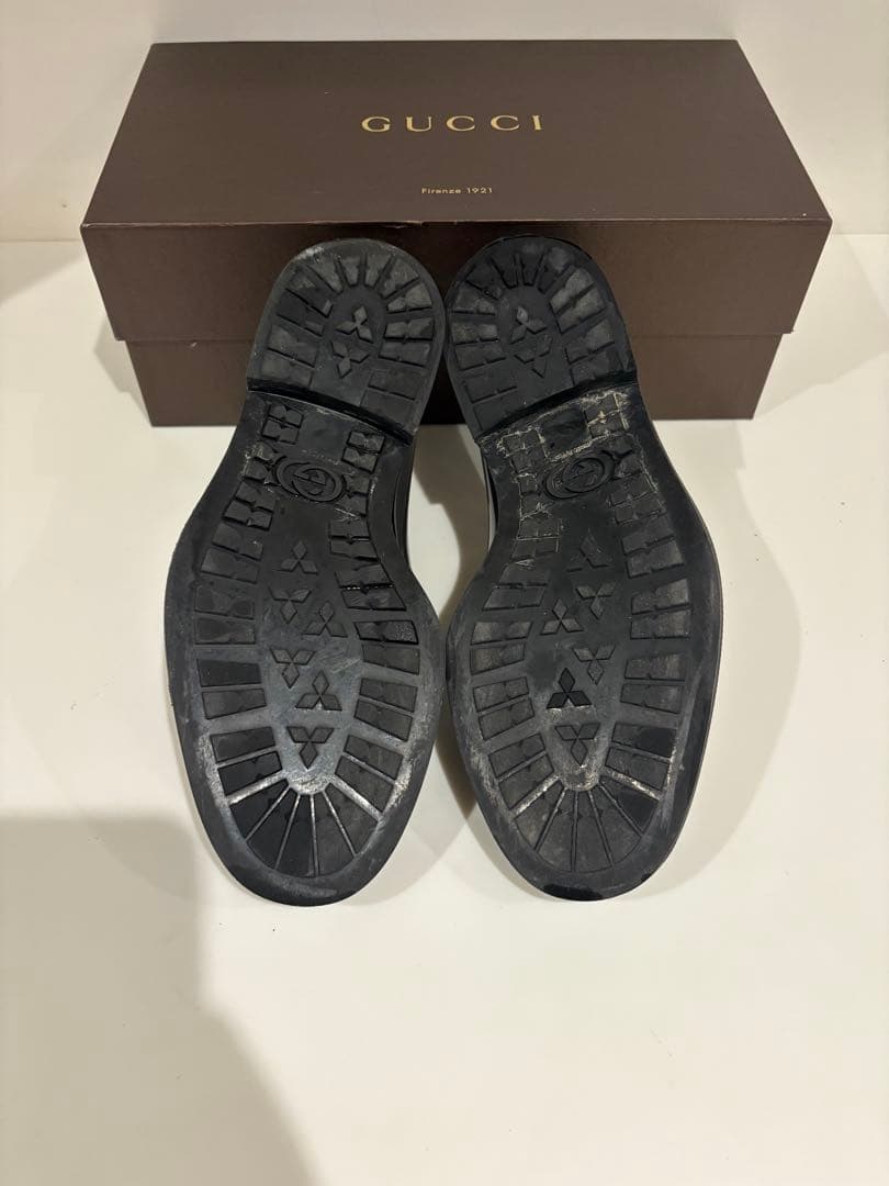 ラブリー　GUCCI グッチ ホースビット ローファー 27cm