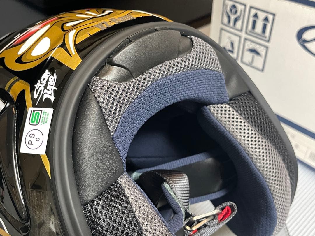 【希少】 Arai VZ-RAM 侍 ペドロサ Lサイズ 金 ジェットヘルメット