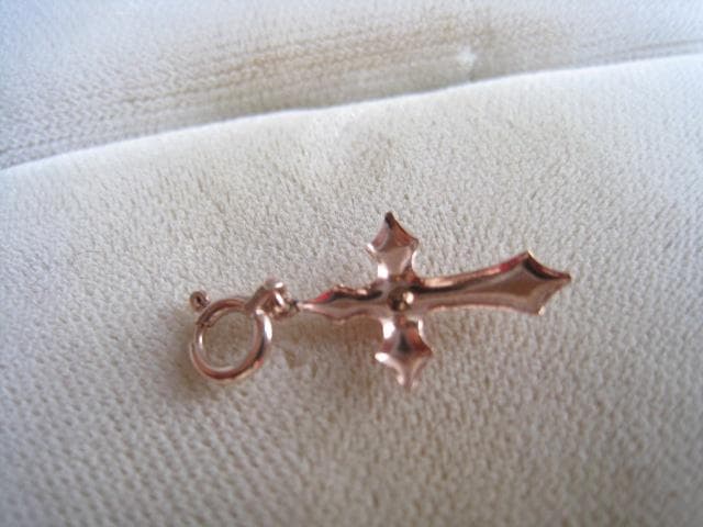 ☆綺麗！輝き天然ルビー k10ピンクゴールドペンダント 新品同様！