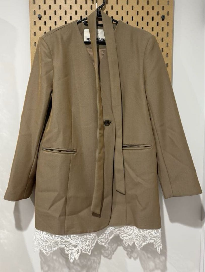 PRANK PROJECT グランピアンズウールノーカラージャケット