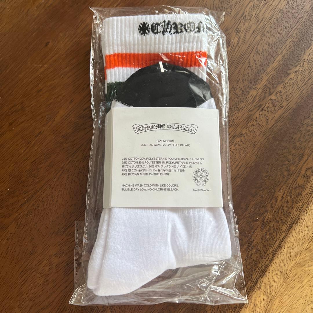 CHROME HEARTS ストライプソックス　靴下