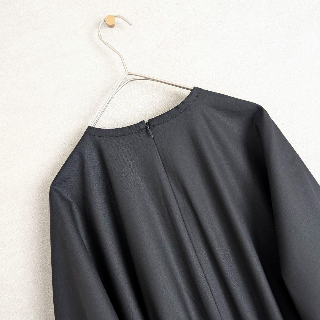 VERMEIL par iena ティアードワンピース イエナ ブラック 日本製