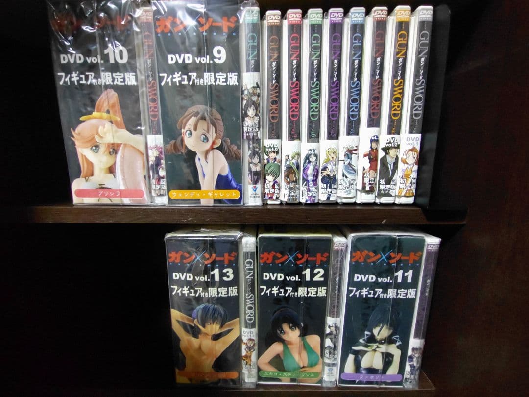ガン×ソード DVD 初回限定版全13巻セット