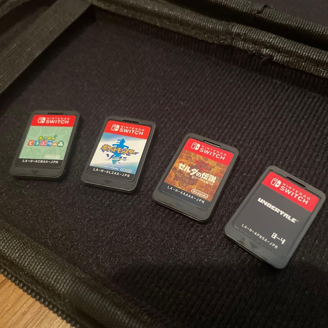 Nintendo Switch ネオンブルー/ネオンレッド 本体　ソフト4本付き