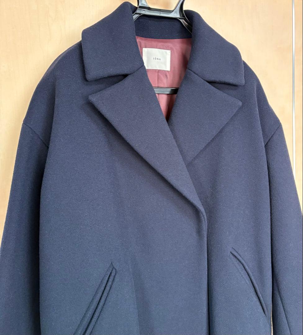 イエナ MANTECO オーバーチェスターコート ネイビー