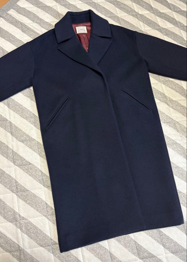 イエナ MANTECO オーバーチェスターコート ネイビー