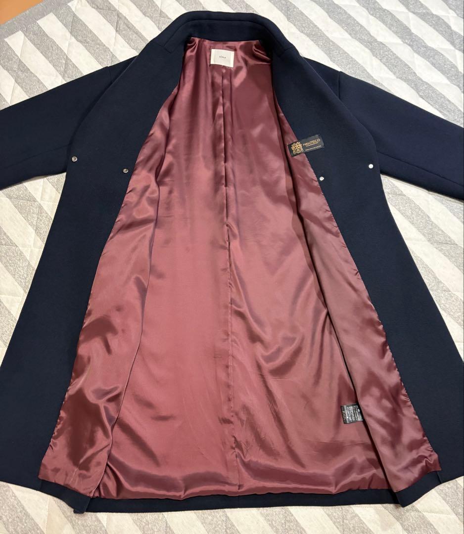 イエナ MANTECO オーバーチェスターコート ネイビー