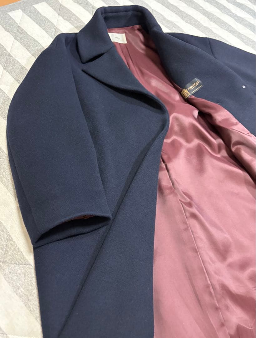 イエナ MANTECO オーバーチェスターコート ネイビー