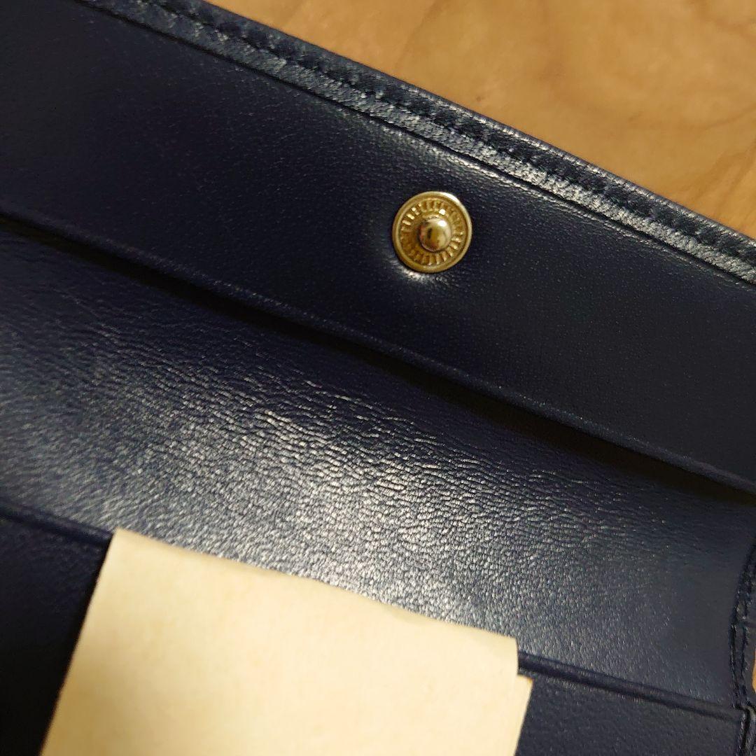 Chloé ネイビー レザー キーケース