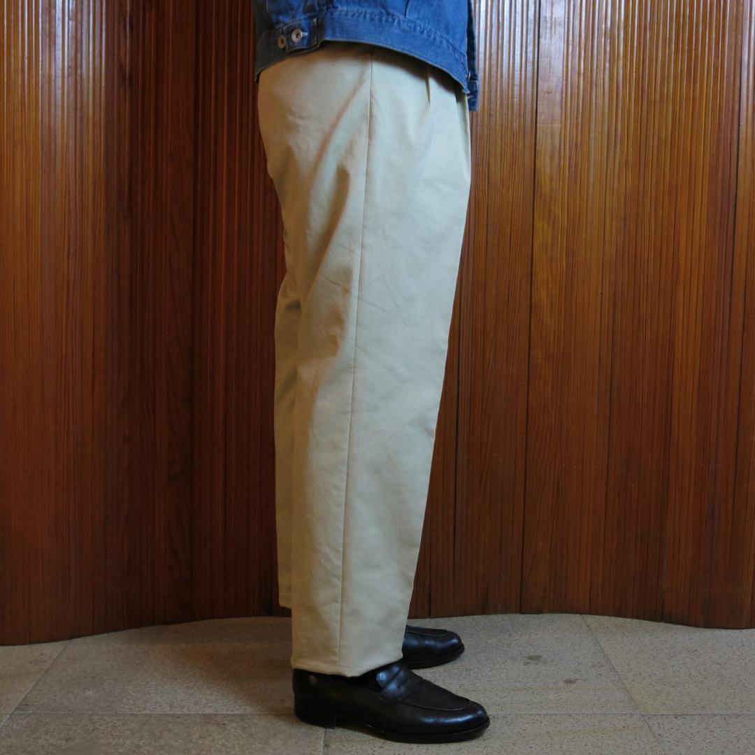 定価4.2万 MAATEE&SONS 俺CHINO COTTON 風通織