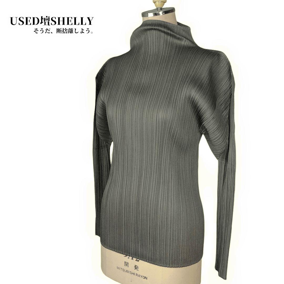 ☆ 美品 PLEATS PLEASE イッセイミヤケ ハイネック カットソー