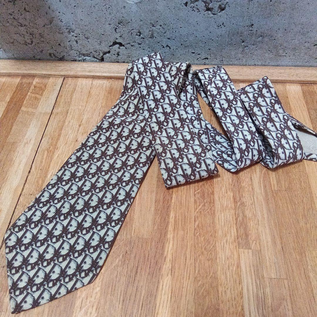 Christian Dior トロッター柄 ネクタイ