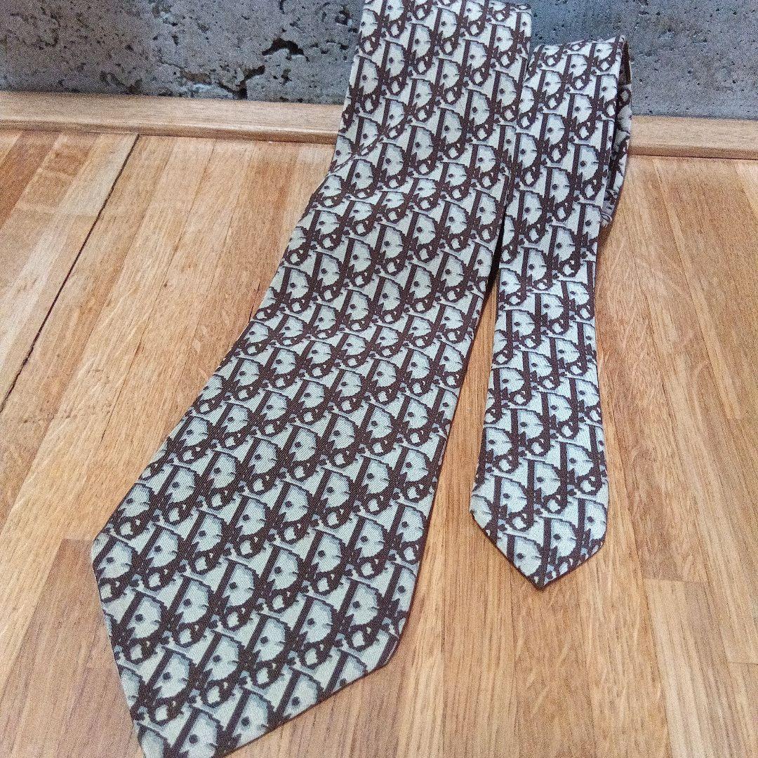 Christian Dior トロッター柄 ネクタイ