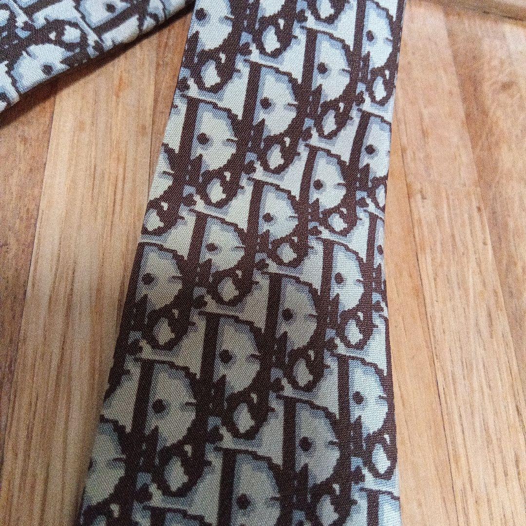 Christian Dior トロッター柄 ネクタイ