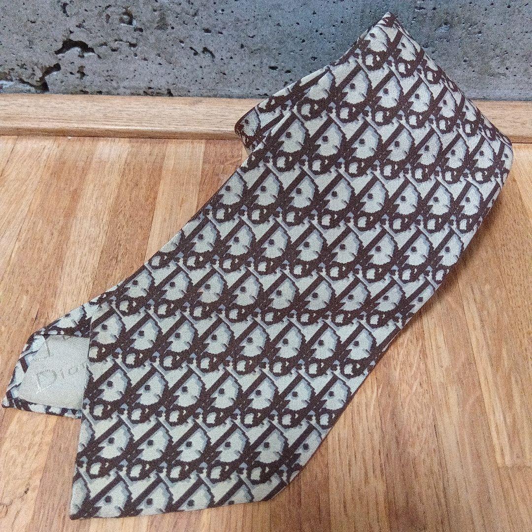 Christian Dior トロッター柄 ネクタイ