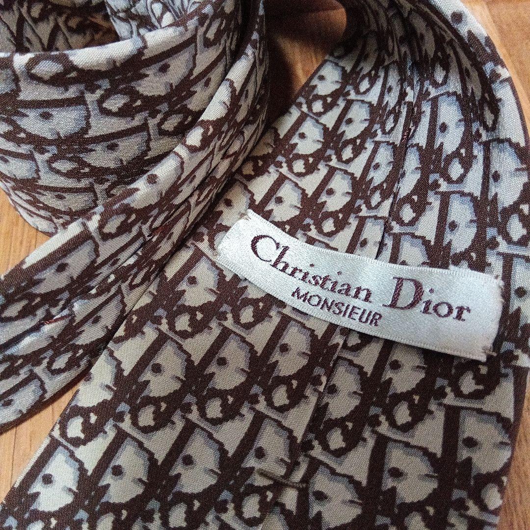 Christian Dior トロッター柄 ネクタイ