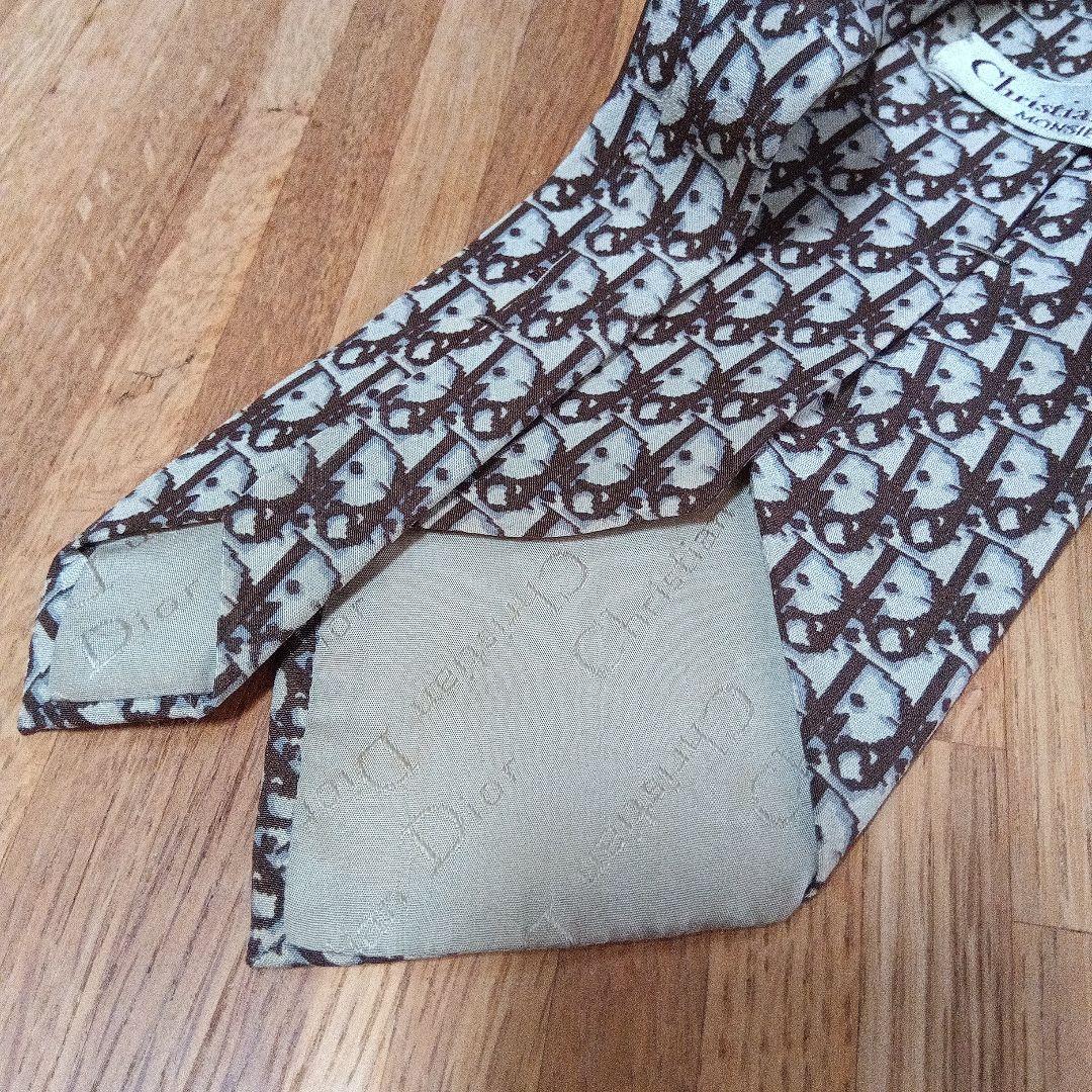 Christian Dior トロッター柄 ネクタイ