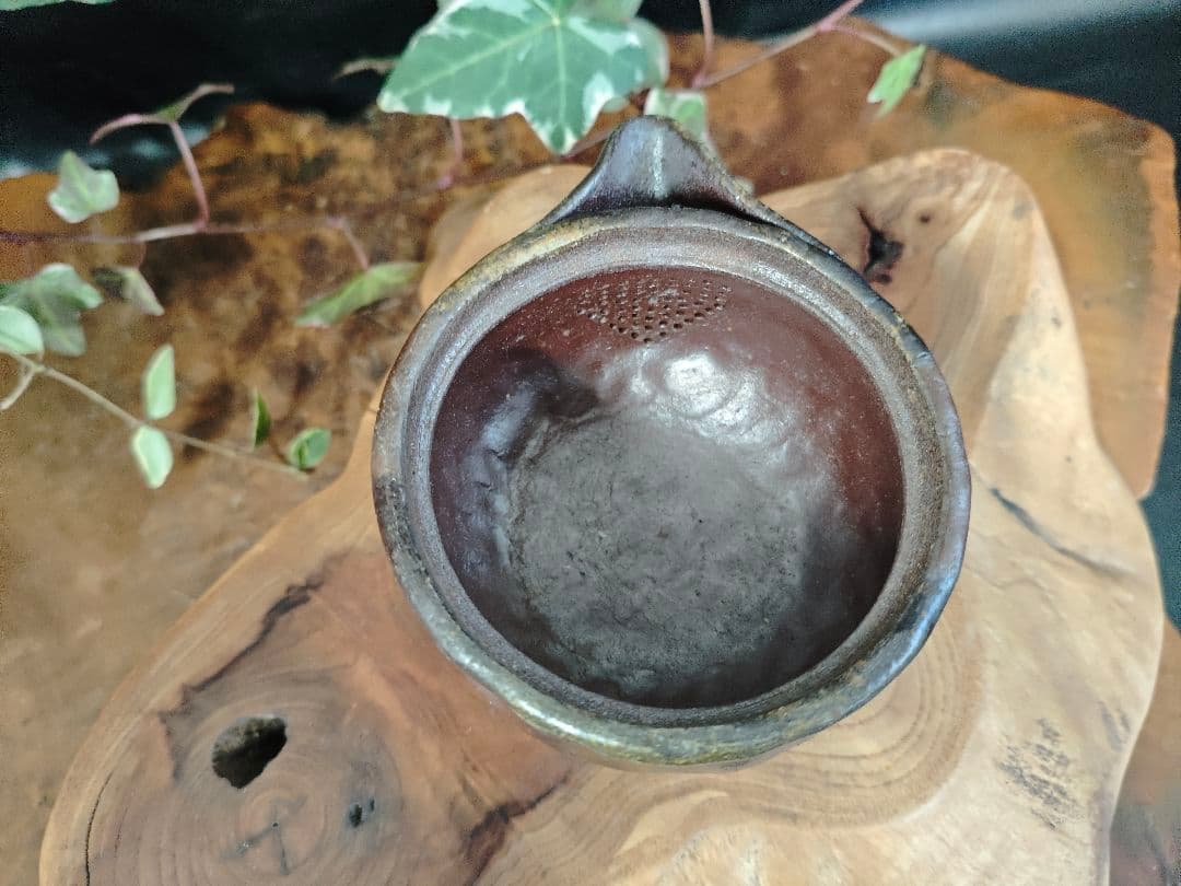 備前焼 龍細工 宝瓶 A017