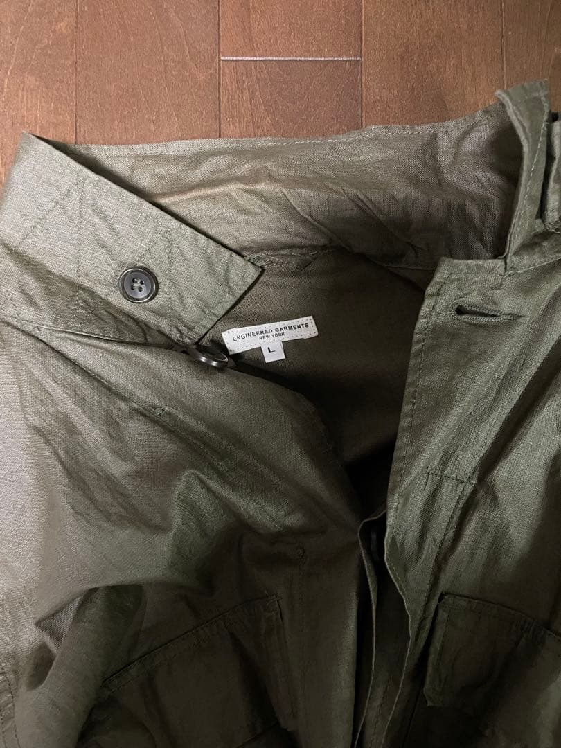 ENGINEERED GARMENTS ミリタリージャケット L オリーブ