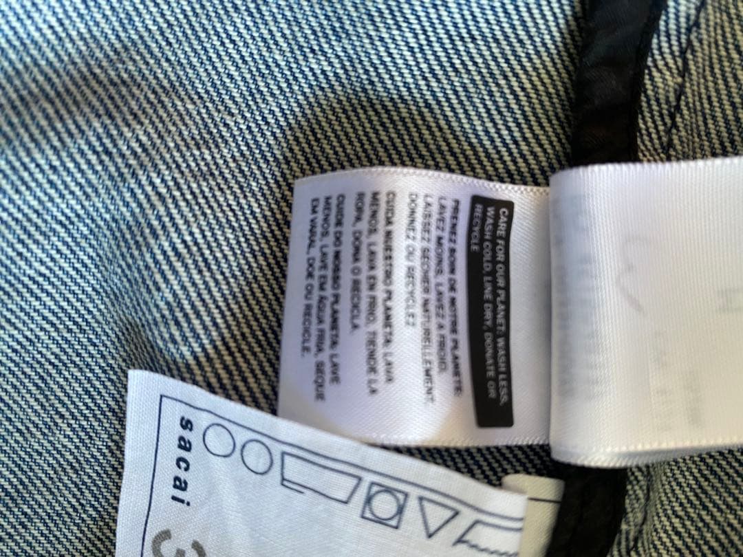 A*C様 Levis sacai Men's Denim Jacket SIZE