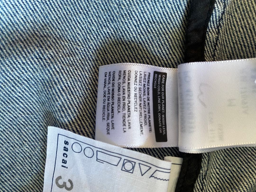 A*C様 Levis sacai Men's Denim Jacket SIZE