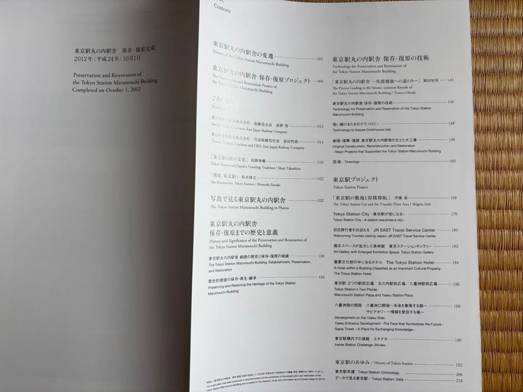 非売品／東京駅丸の内駅舎　保存・復原／東日本旅客鉄道株式会社