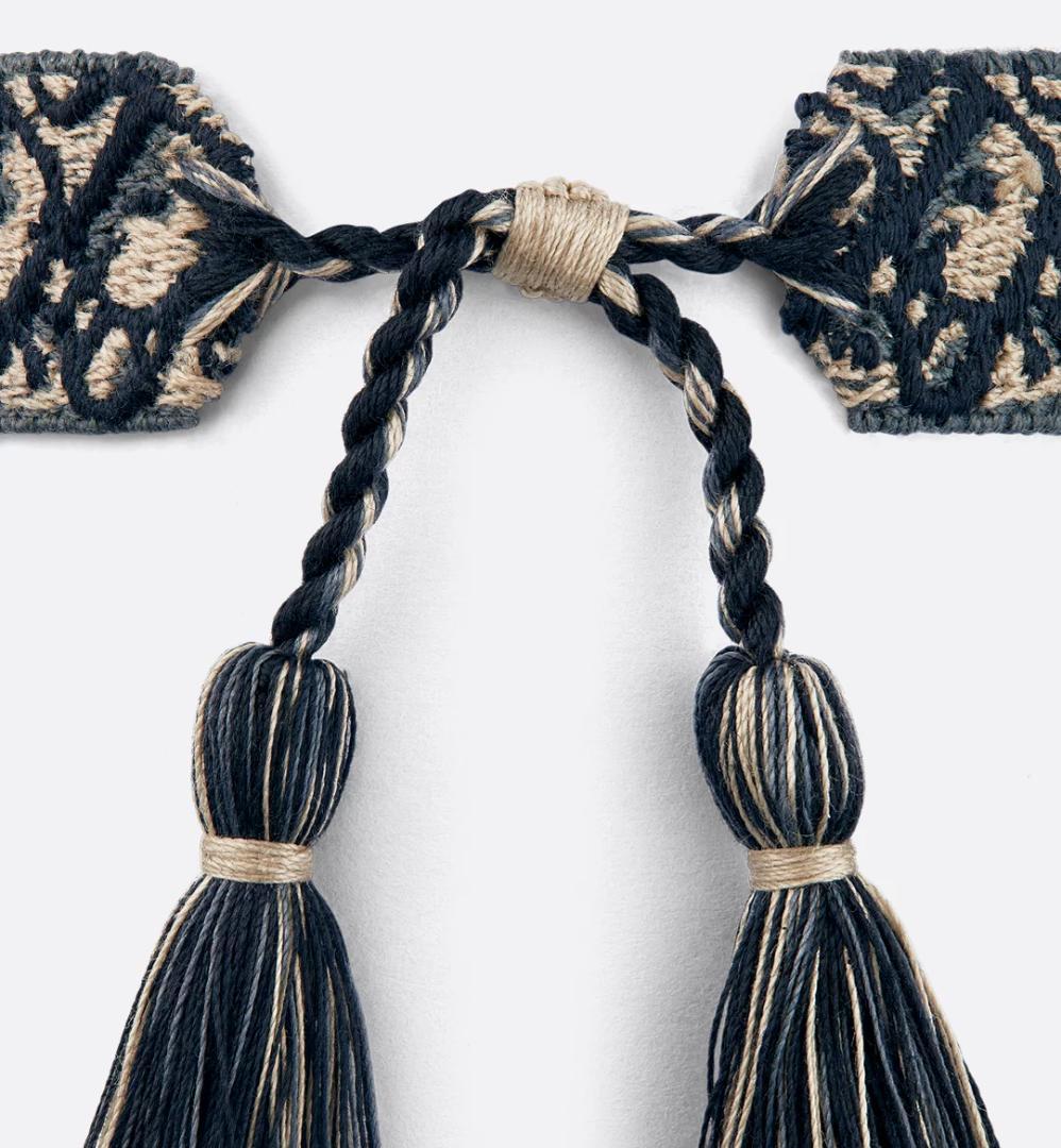 Dior コットンブレスレット