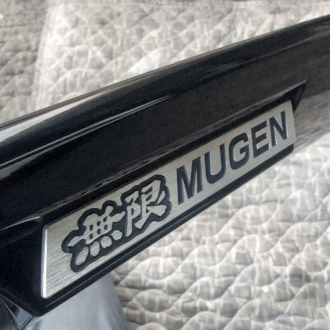 GE6 フィットMUGEN ピアノブラック リアスポイラー