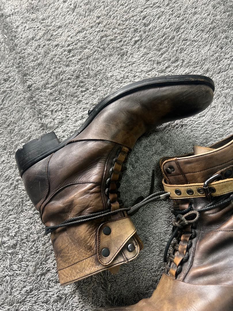 靴 \"alfredoBANNISTER\" Lace Up Leather Boots