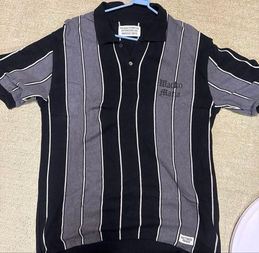ば*く様 WACKO MARIA ワコマリア 23SS STRIPED ポロシャ