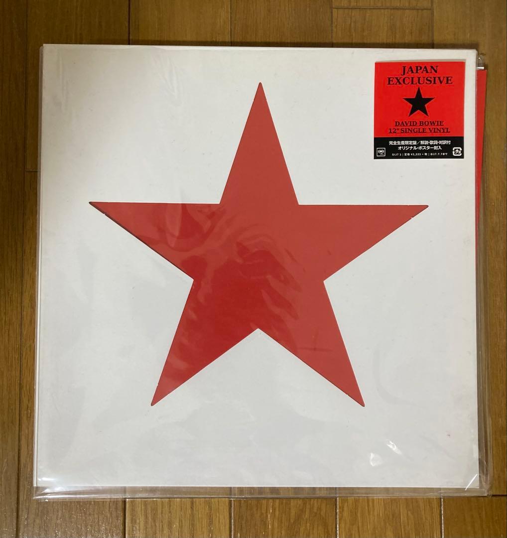完品Blackstar日本限定DAVID BOWIEレコードJapan Red