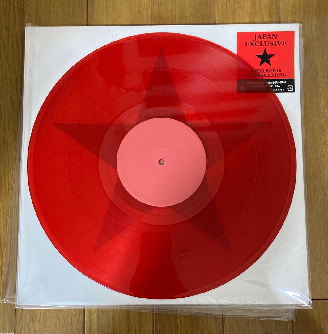 完品Blackstar日本限定DAVID BOWIEレコードJapan Red