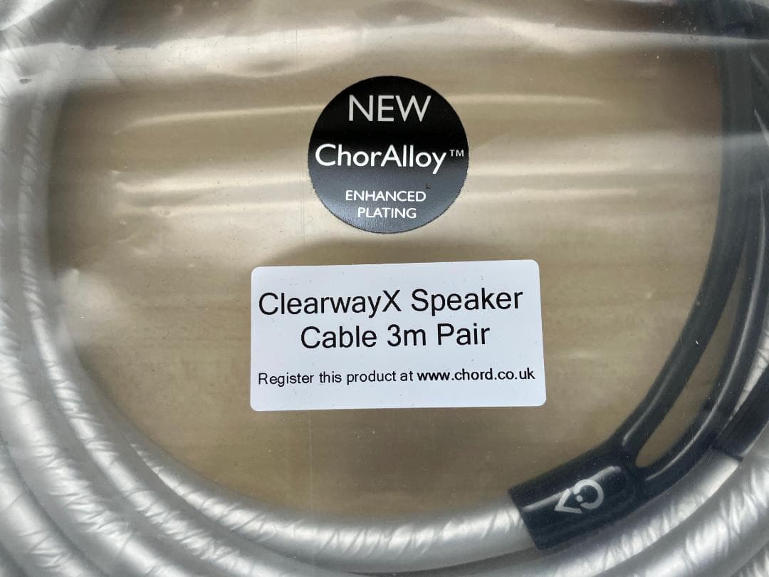 ケーブル・シールド ClearwayX Speaker Cable 3m Pair