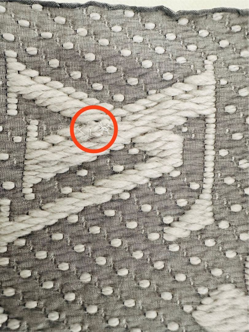 LOUIS VUITTON ヴィトン グレー マフラー エシャルプ ロゴマニア