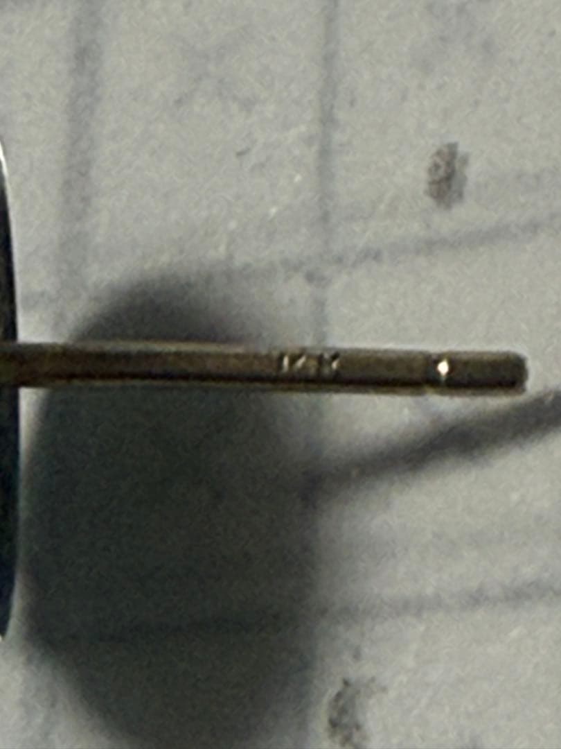 シルバー 花模様 ピアス(片耳用)