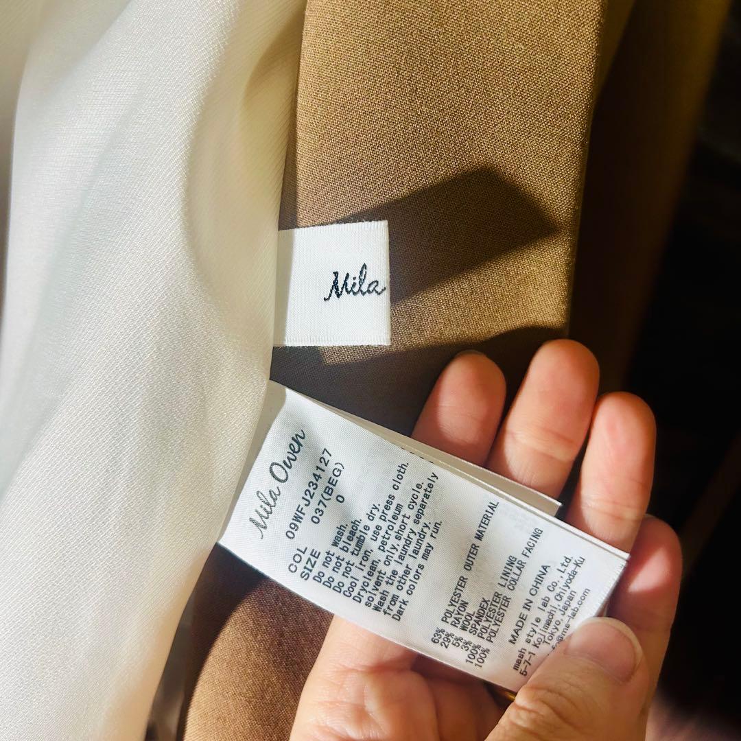 【ともまま】Mila Owenダブルブレストブレザー テーラードジャケット