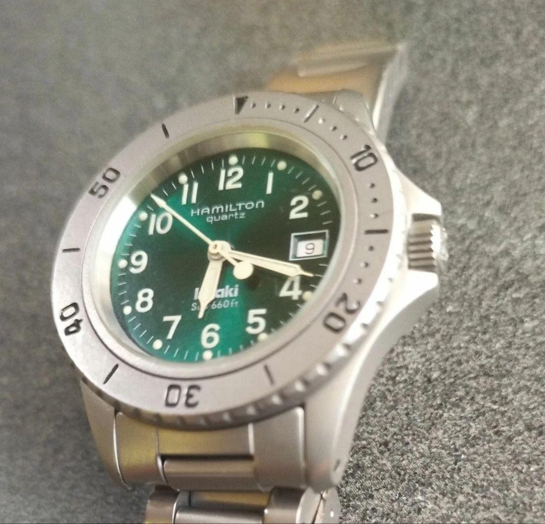 HAMILTON Khaki ハミルトン カーキ グリーン 8587B 腕時計